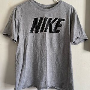 Gray Nike Workout T-Shirt